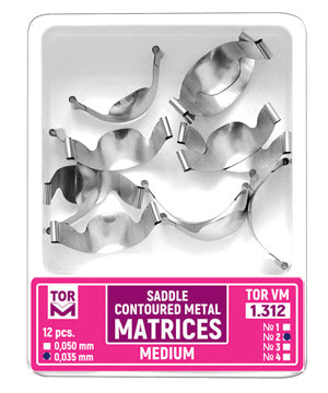TOR-VM Metal Saddle Contoured Matrices